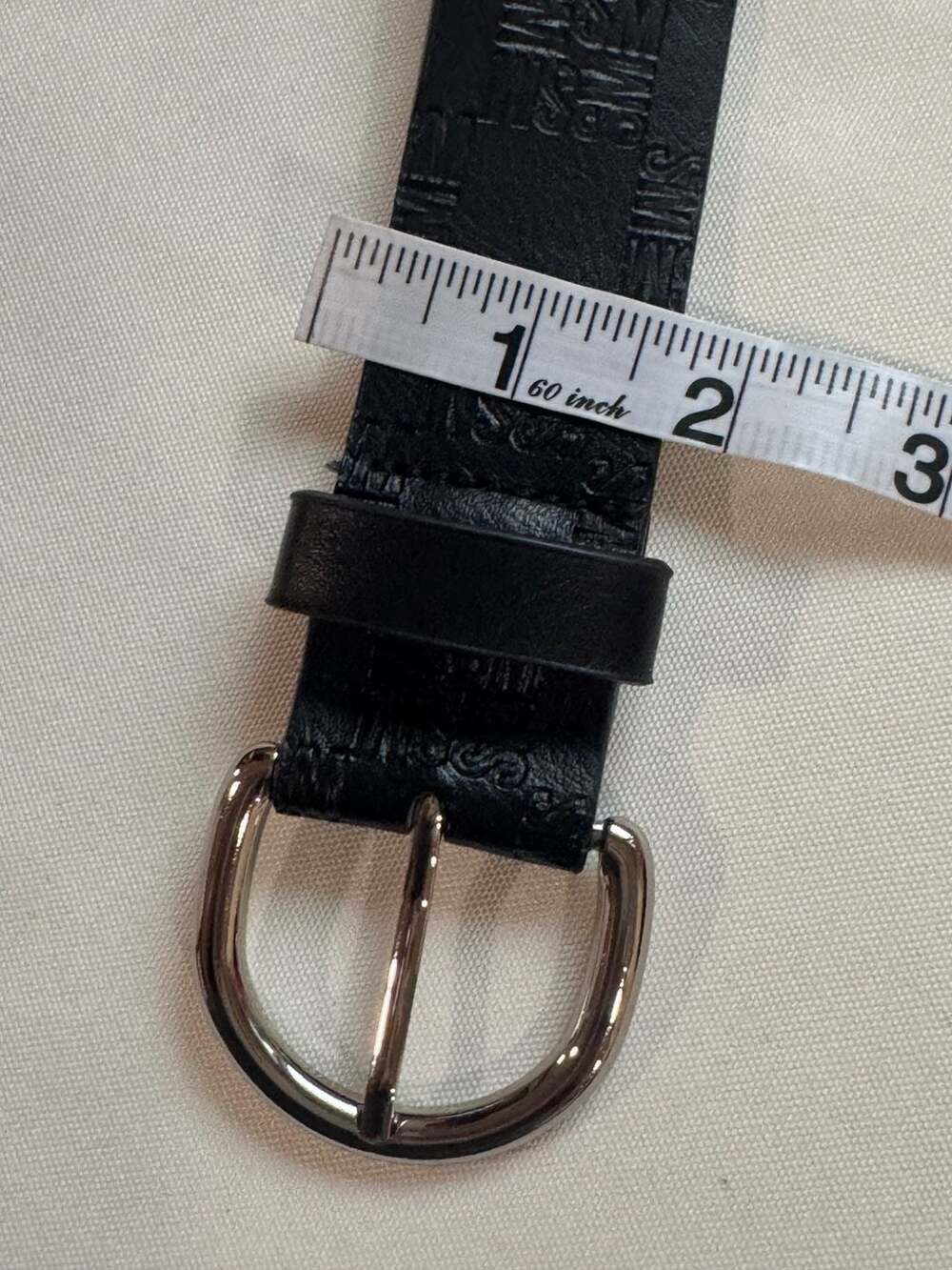 Steve Madden Black Monogram Belt Bag Detachable Fanny Pack Y2K Waist Bag - Picture 10 of 12